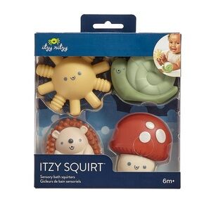 Itzy Ritzy Squirt 4 Pack of Soft Bath Toys